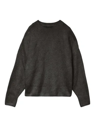 VERO MODA - VMBOOM LS O-NECK PULLOVER GA NOOS Chocolate Torte - Gr. - L