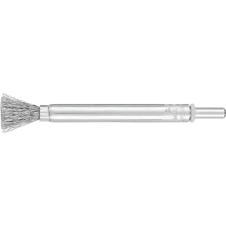 PFERD TOOLS lange Pinselbürste ungezopft PBUL 10mm Schaft 6 mm Stahl-Draht - 43216001