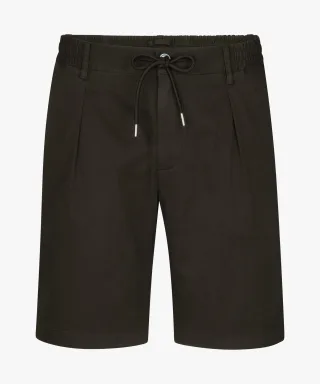 Profuomo - Dunkelbraune Garment dye Shorts dunkelbraun - Gr. - 54