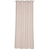 Esprit Vorhang Harp (1 St), Ösen, blickdicht, Microfaser, HxB: 250x140, Blickdicht, mit Lederlabel, (BxH) 140 x 250 cm