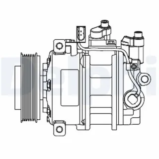 Delphi Klimakompressor Audi A4 B6
