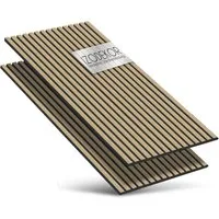 IZODEKOR 3D Wandpaneel IZODEKOR 3D Wandpaneele Holz Schalldämmung, Akustikpaneele, (Set) Schallabsorbierend, flexibel zuschneidbar