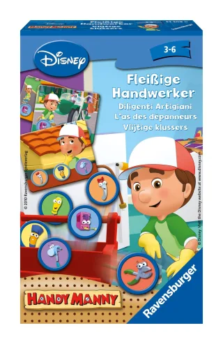 Ravensburger 23309 - Disney Handy Manny: Fleißige Handwerker [Mitbringspiel]
