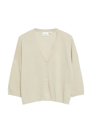 comma - Strickjacke beige - Gr. - L