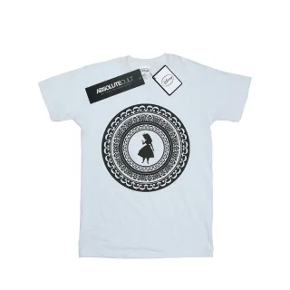 Disney - "Alice In Wonderland Circle" T-Shirt für Herren (Weiß)