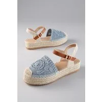 Aniston SHOES Plateausandale Häkel-Sandale, Sommerschuh, Urlaubsschuh - NEUE KOLLEKTION