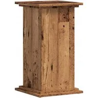 vidaXL Blumenständer Pflanzenständer Altholz-Optik 33x33x60 cm Holzwerkstoff (1 St)
