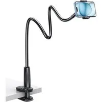 LuxusKollektion Handy-Halterung Handyhalterung Schwanenhals Klemme 90cm 360 Grad verstellbar
