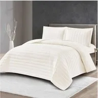 alesvelt Tagesdecke Set Hale Überwurf Decke 3-Teilig 240x250 cm, atmungsaktiv 2-Personen
