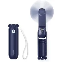 Jisulife Handventilator Life8, 3-in-1: Ventilator, Taschenlampe und Powerbank
