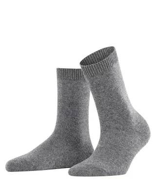 FALKE - FALKE Cosy Wool Damen greymix - Gr. - 36.5