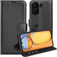 Wigento Smartphone-Hülle Für Xiaomi Redmi 13C Handy Tasche Wallet Premium Schutz Hülle Cover