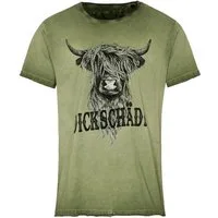 Hangowear Trachtenshirt Trachtenshirt Herren - QANI MEN - oliv