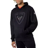 Rossignol Kapuzensweatshirt Herren Logo-Print Hoodie Sweatshirt Stoffgewicht von 280 g/m², Kängurutasche, Kordelzug mit tricolor