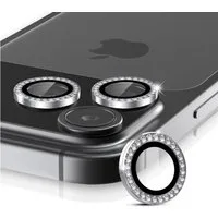 Tec-Expert Kameraschutzglas 9H Kameraglas Set in Silber mit Schmuckstein für Apple iPhone 17 Pro für Apple iPhone 17 Pro, Linsenschutzglas Set, 1 Stück, Kameraschutz, Schutzglas, Linsenschutz, kratz- & stoßfest