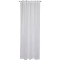 Esprit Vorhang LINEN Halbtransparenter Schlaufenvorhang (1 St), Schlaufe, Mischgewebe, 130 x 250 cm in Weiß