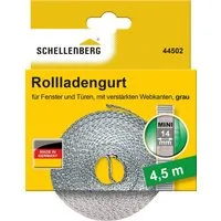 SCHELLENBERG Rollladengurt Mini 14 mm, 4,5 m, zur Bedienung eines Rollladens mit Gurtwickler (Set, 1-tlg), Gurtband in unterschiedlichen Farben erhältlich
