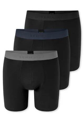 SCHIESSER - 3PACK Long-Shorts sortiert 1 - Gr. - 10