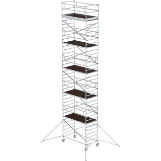 Munk Rollgerüst 1,35 x 2,45 m mit Ausleger & Doppel-Plattform - 168036