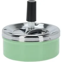 HAC24 Aschenbecher Drehaschenbecher Windaschenbecher Drehascher Sturmaschenbecher, Metall, Ø 9 cm