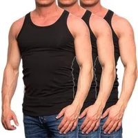Jack & Jones Tanktop (Spar Set, 3er-Pack) Basic in Unifarben