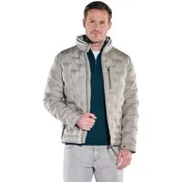 Engbers Steppjacke Herren Steppjacke mit Strickkragen, Beige