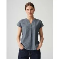 OPUS Shirtbluse FAMITA Regular aus BCI Cotton Mix