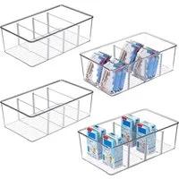 TUWENA Aufbewahrungsbox Vorratsschrank-Organizer und Aufbewahrung, Snack-Organizer (4 St)