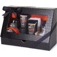 BRUBAKER Pflege-Geschenkset Herren Duschset und Badeset - Männer Geschenkset, 8-tlg., Pflegeset mit Spa Sport Musk Duft Geschenk für Papa