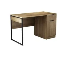 OTTO home Schreibtisch Aspea, mit Schublade, ausreichend Stauraum, moderne Rillenoptik, B. 120 cm
