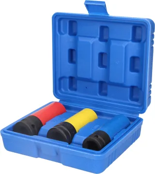 Brilliant Tools 1/2" Alu-Felgen-Kraft-Stecknuss-Satz, 17 / 19 / 21 mm, 3-tlg - BT691005