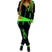 RMK Jogginganzug Damen Sportanzug The Power Design (Set), Trainingsanzug Freizeitanzug Fitness mit Kapuze