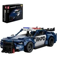 Mould King 15073 Polizeiauto Mustang Konstruktionsspielsteine