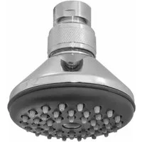 Daloual Kopfbrause Duschkopf mit Antikalkdüsen, (Vorteils-Set, 1-tlg., 46 Düsen, 1/2 Zoll Normanschluss), wassersparend, Kugelgelenk, schwenkbar, massives Messinggehäuse