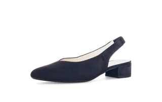pius gabor - Slingpumps Rauleder blau blau - Gr. - 4.5 UK