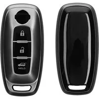 kwmobile Schlüsseltasche Autoschlüssel Hülle für Nissan (1-tlg), Schlüsselhülle Silikon Case Schlüssel Cover