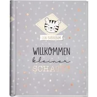 Häfft Familienkalender Babyalbum "Willkommen kleiner Schatz" Dotty Tiger