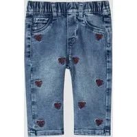 s.Oliver Regular-fit-Jeans Jeans-Hose Elastische Jeans mit Stickerei