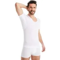 FINN Design Unterhemd Anti-Schweiß Shirt Herren mit V-Ausschnitt und integrierten Achselpads Garantierter Schutz vor Schweißflecken und Schweißgeruch