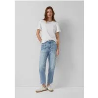 s.Oliver Slim-fit-Jeans Jeans-Hose MOM FIT Ankle-Jeans Mom / Regular Fit / High Rise / Tapered Leg