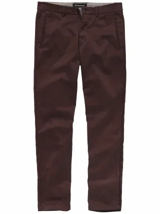 Mey & Edlich Herren Opulente Chino Rot 97 % Baumwolle, 3 % Elasthan