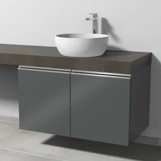 Sanipa Waschtischunterbau mit Türen 2morrow (L2364) 510x900x520 Anthrazit-Glanz, L236479 L236479