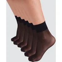 YSABEL MORA Feinsocken (6 Paar) elastisches Bündchen