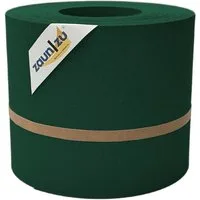 zaunzu Sichtschutzstreifen Premium für Doppelstabmatten Zaunblende Grün, 26m, (1 Rolle, genarbte Oberfläche, UV-beständiger Sichtschutz), 5 Jahre garantierte Farbechtheit