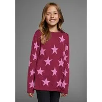 KIDSWORLD Strickpullover Sterne-Pullover mit Sternen - Druck