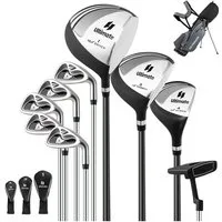 COSTWAY Golfschläger + Golfbag Golfset