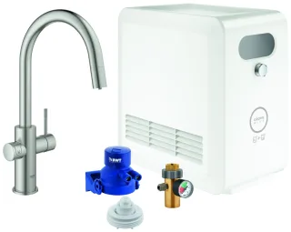 GROHE Blue Professional StarterKit 31325 C-Auslauf azb. Bluetooth/WIFI supersteel, 31325DC2 31325DC2
