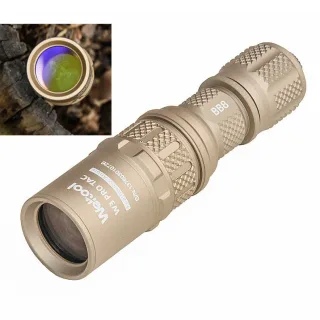 Weltool W3 Pro TAC Mini LEP Flashlight 1479M Long Range 930 Lumens IP67 Waterproof Power by 18350 Battery Rechargeable T