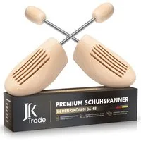 JK Trade Schuhspanner - Premium Schuhdehner Damen & Herren (1 Paar, aus Lotusholz mit Federmechanik), Stiefelspanner, Schuhweiter