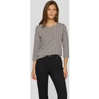 Rabe 3/4-Arm-Shirt mit Minimal Print